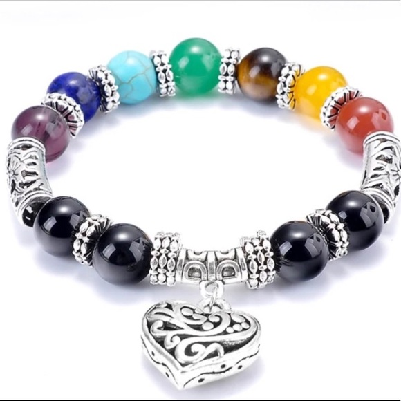 Jewelry - Winter Sale❄️ 7 Chakra Stone Healing Bracelet
